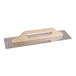 Obrázek pro produkt Hladítko nerez hladké, 500 x 130 mm, dřevěná rukojeť, FESTA