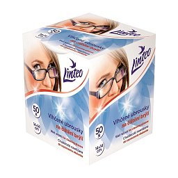 Obrázek pro produkt Vlčené ubrousky LINTEO na brýle (50 ks)