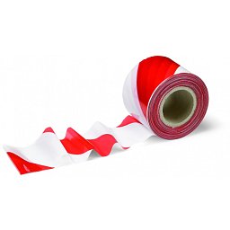 Obrázek pro produkt Páska značkovací a zahrazovací STREET TAPE, červeno/bílá, 8 cm x 500 m, tloušťka cca 35 my